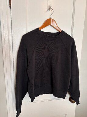 Everlane Black Sweatshirt, M